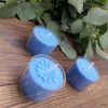 Elyon Tableware® 36 Ocean Breeze Scented Blue Colored Wax Deep Tealight Candles in Plastic Holder