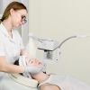 Professional Facial Steamer for Esthetician, 2 in 1 Rolling Facial Steamer with 5X Mag Lamp