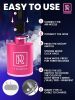 Pink Hookah Pump with 1300 mAh Rechargeable Battery Electric Hookah Air Pump Kit with Led Light Mini Hookah Pump Starter Universal Shisha Starter Kit