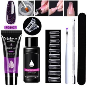 7-Piece Nail Art Crystal Extender Set (Option: PGS007)